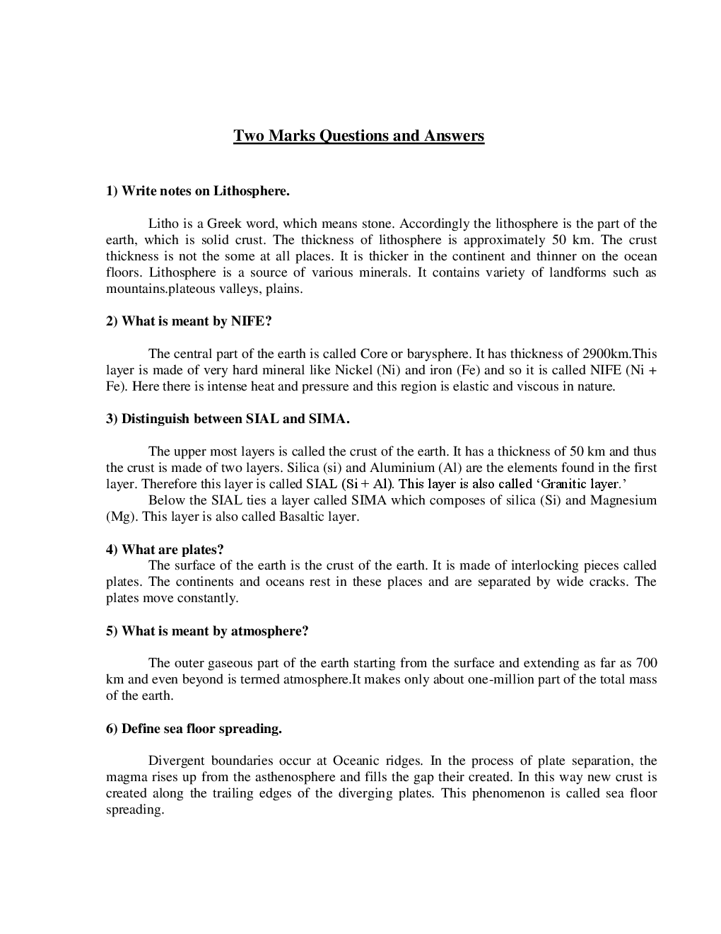 VTU eNotes On Applied Geology Question With Answer For Civil Engineering - Page 2