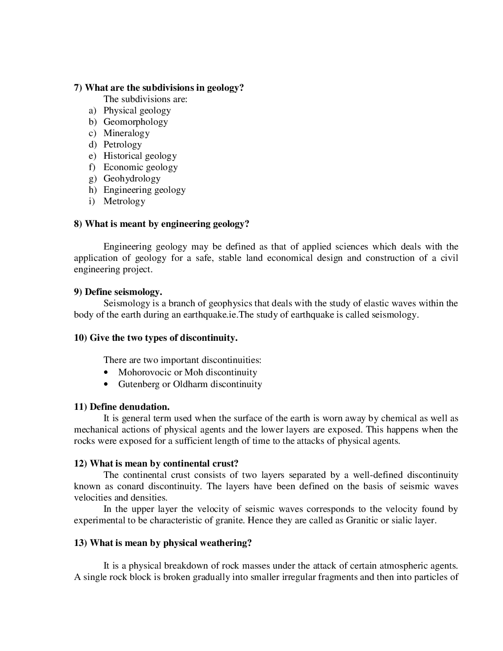 VTU eNotes On Applied Geology Question With Answer For Civil Engineering - Page 3