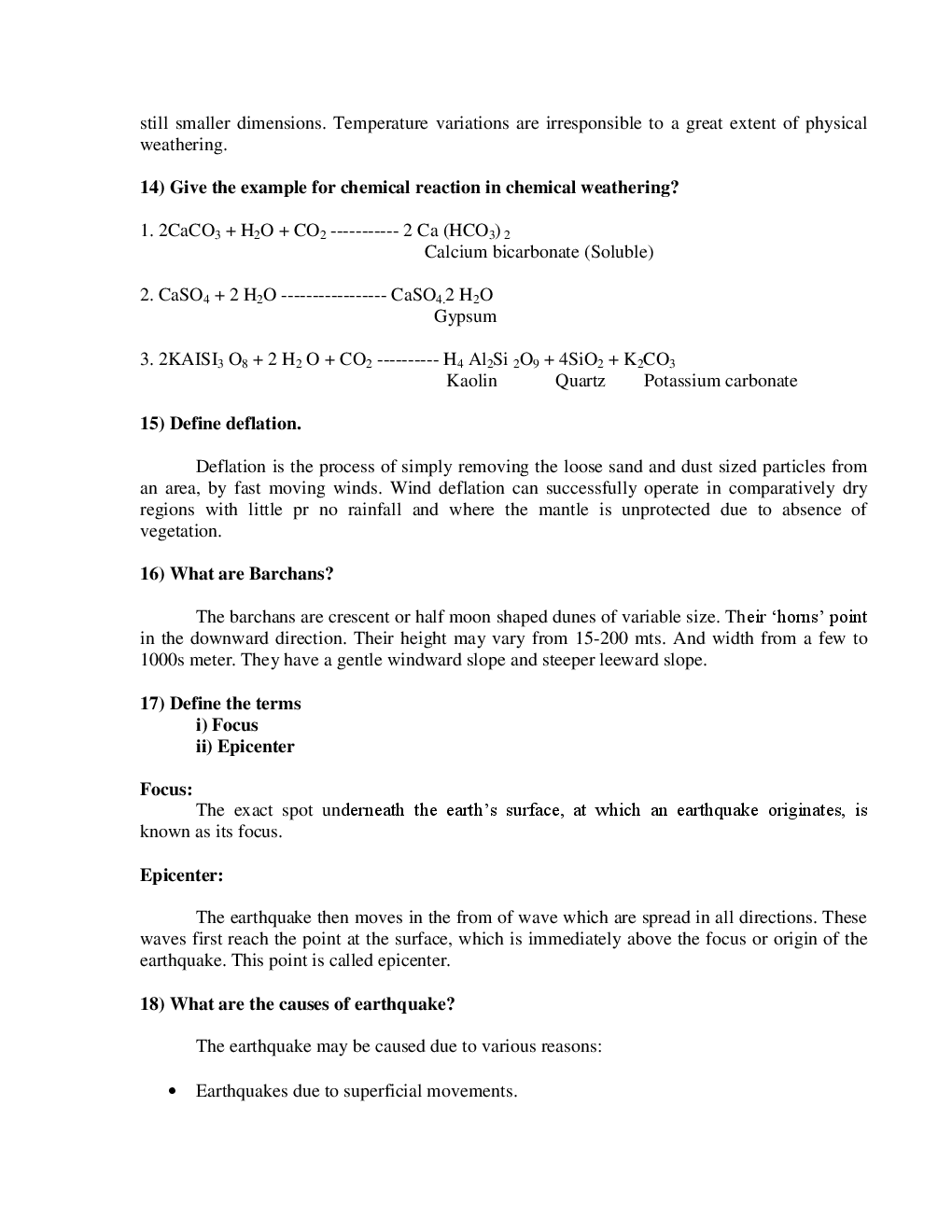 VTU eNotes On Applied Geology Question With Answer For Civil Engineering - Page 4