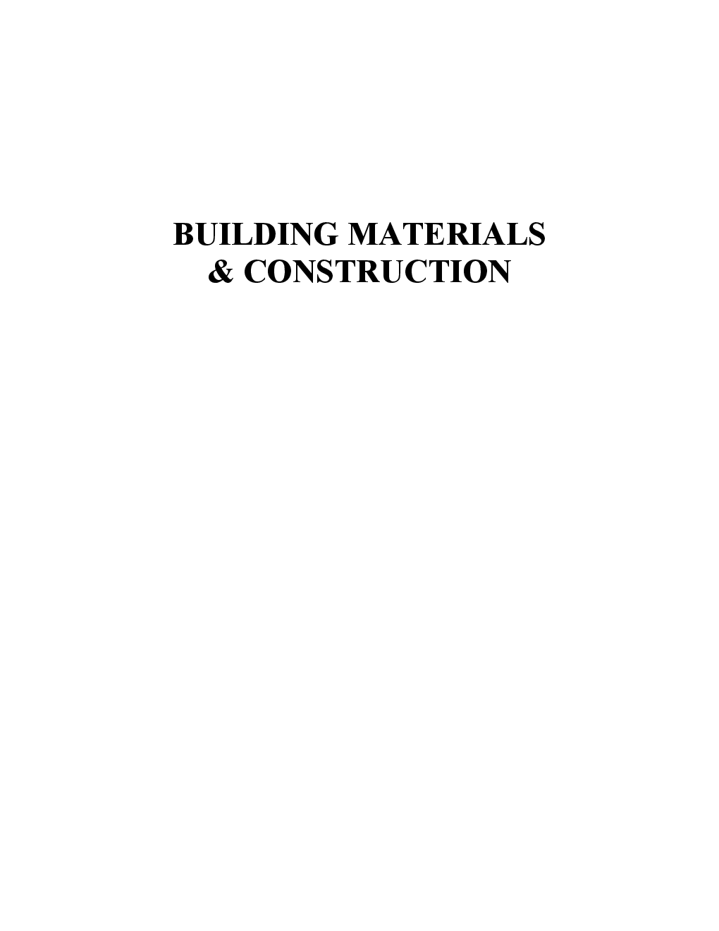 VTU eNotes On Building Materials Construction  For Civil Engineering - Page 2