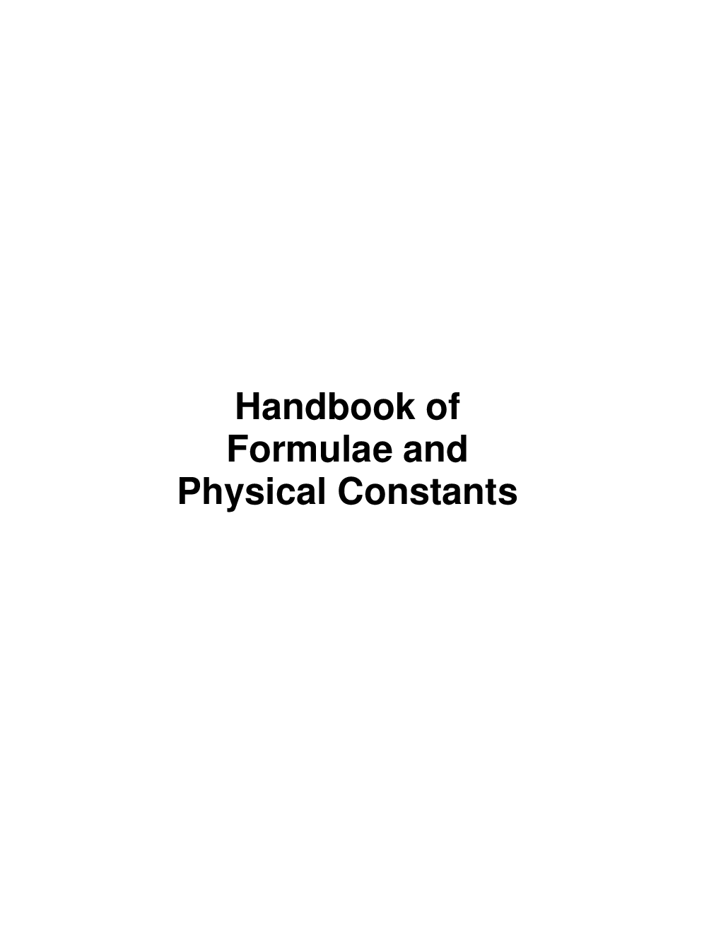 VTU eNotes On Handbook Of Formulae And Constants  For Civil Engineering - Page 2