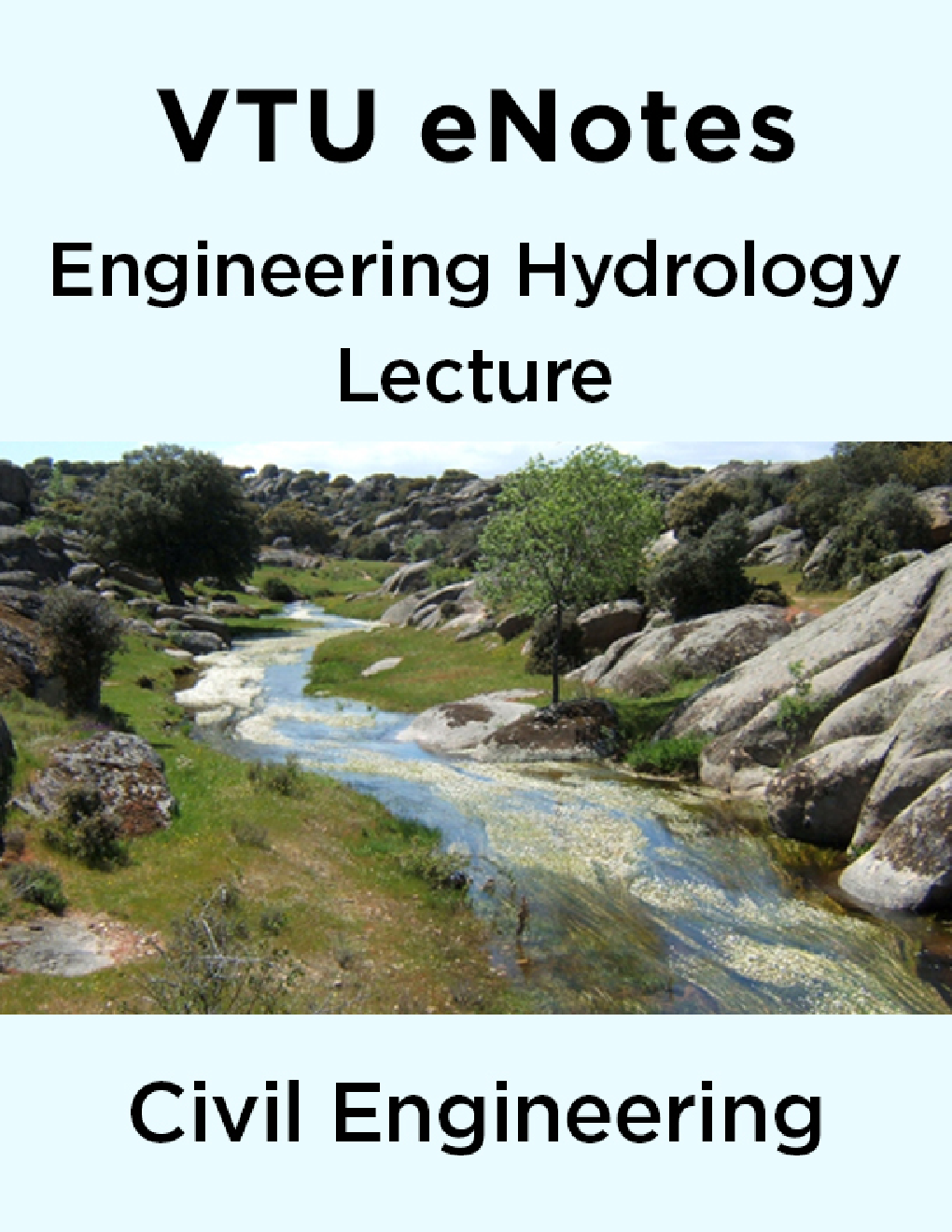VTU eNotes On Engineering Hydrology Lecture  For Civil Engineering - Page 1