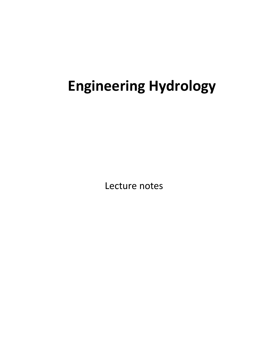 VTU eNotes On Engineering Hydrology Lecture  For Civil Engineering - Page 2