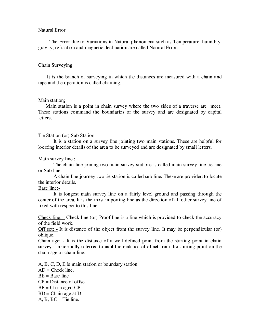 VTU eNotes On Surveying For Civil Engineering - Page 4