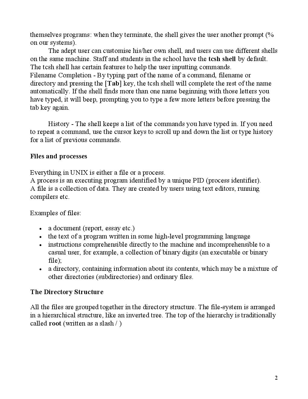 VTU eNotes On A Short Introduction To UNIX Operating System For Computer Science Engineering - Page 3