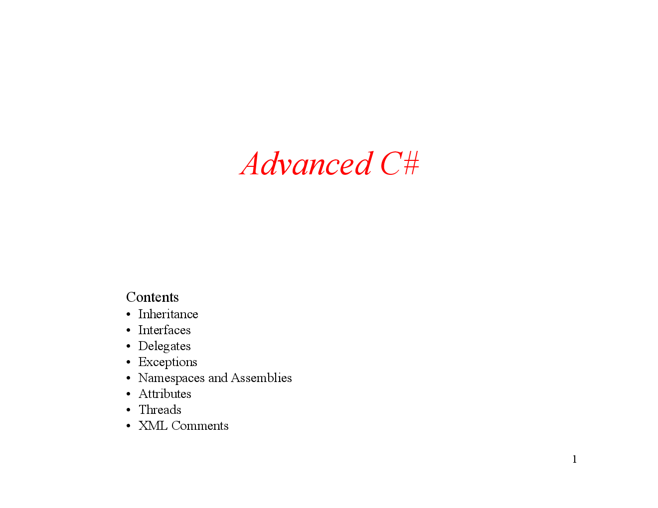 VTU eNotes On Advance C# For Computer Science Engineering - Page 2