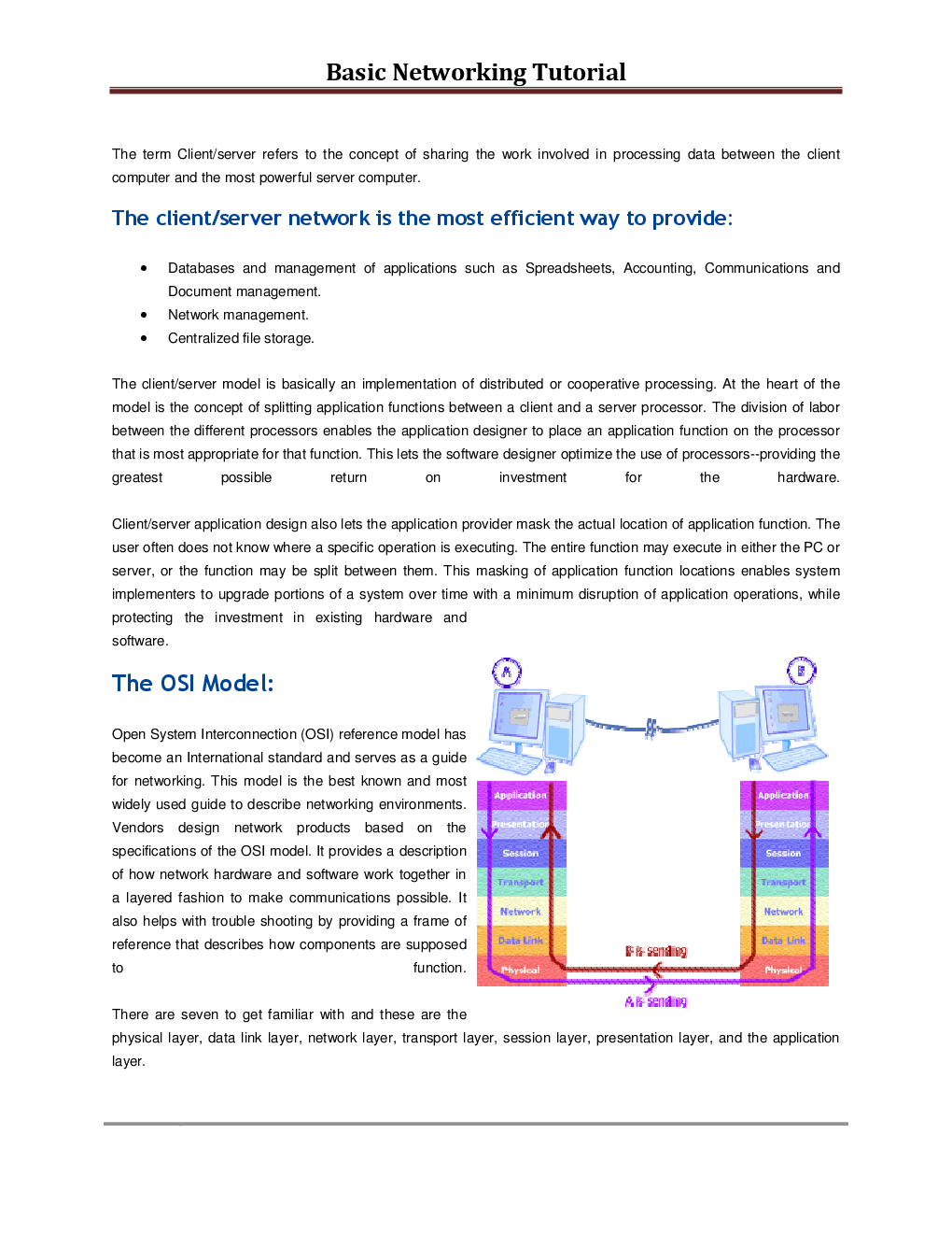 VTU eNotes On Basic Networking Tutorial For Computer Science Engineering - Page 4