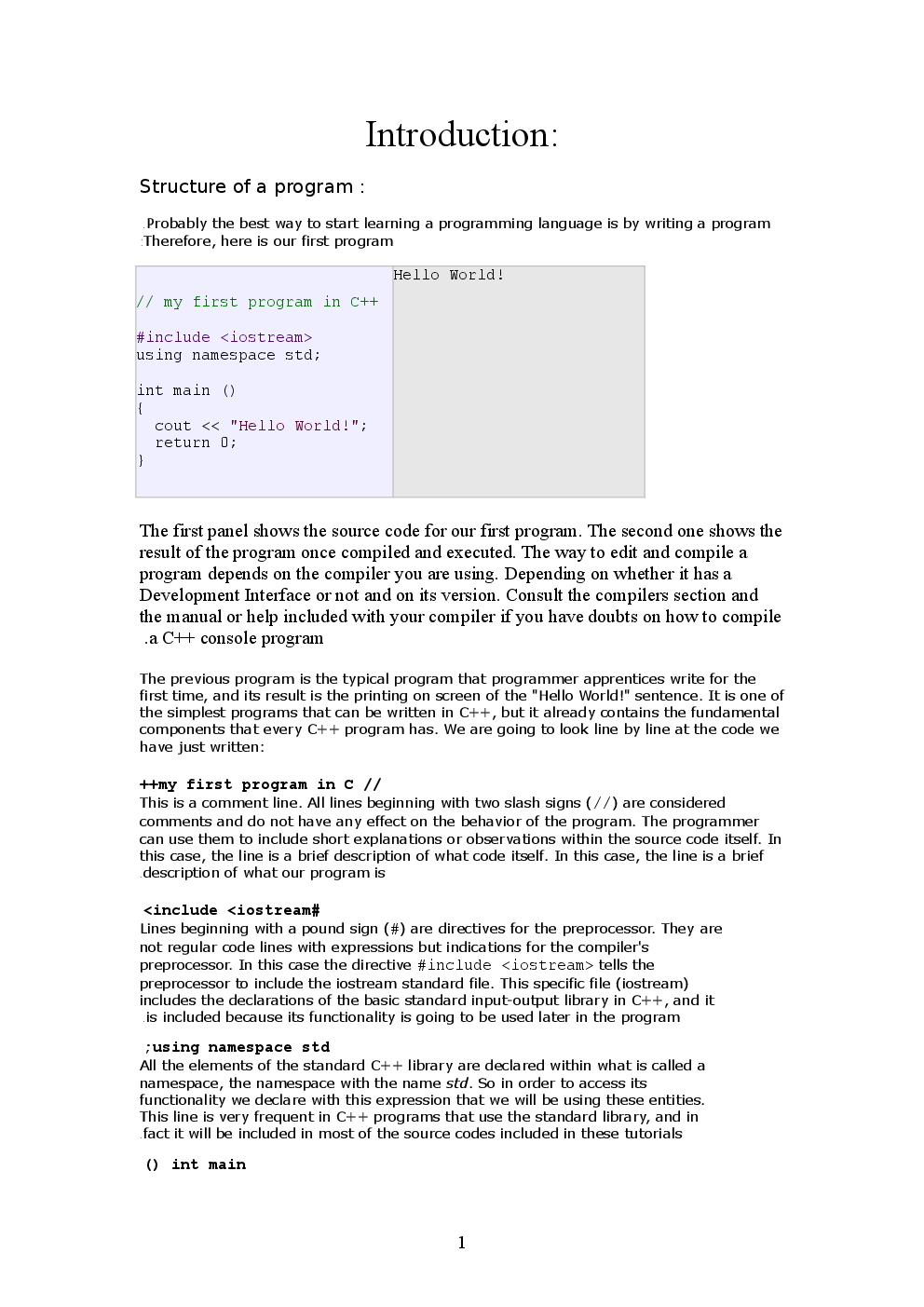 VTU eNotes On Basic C++  For Computer Science Engineering - Page 2