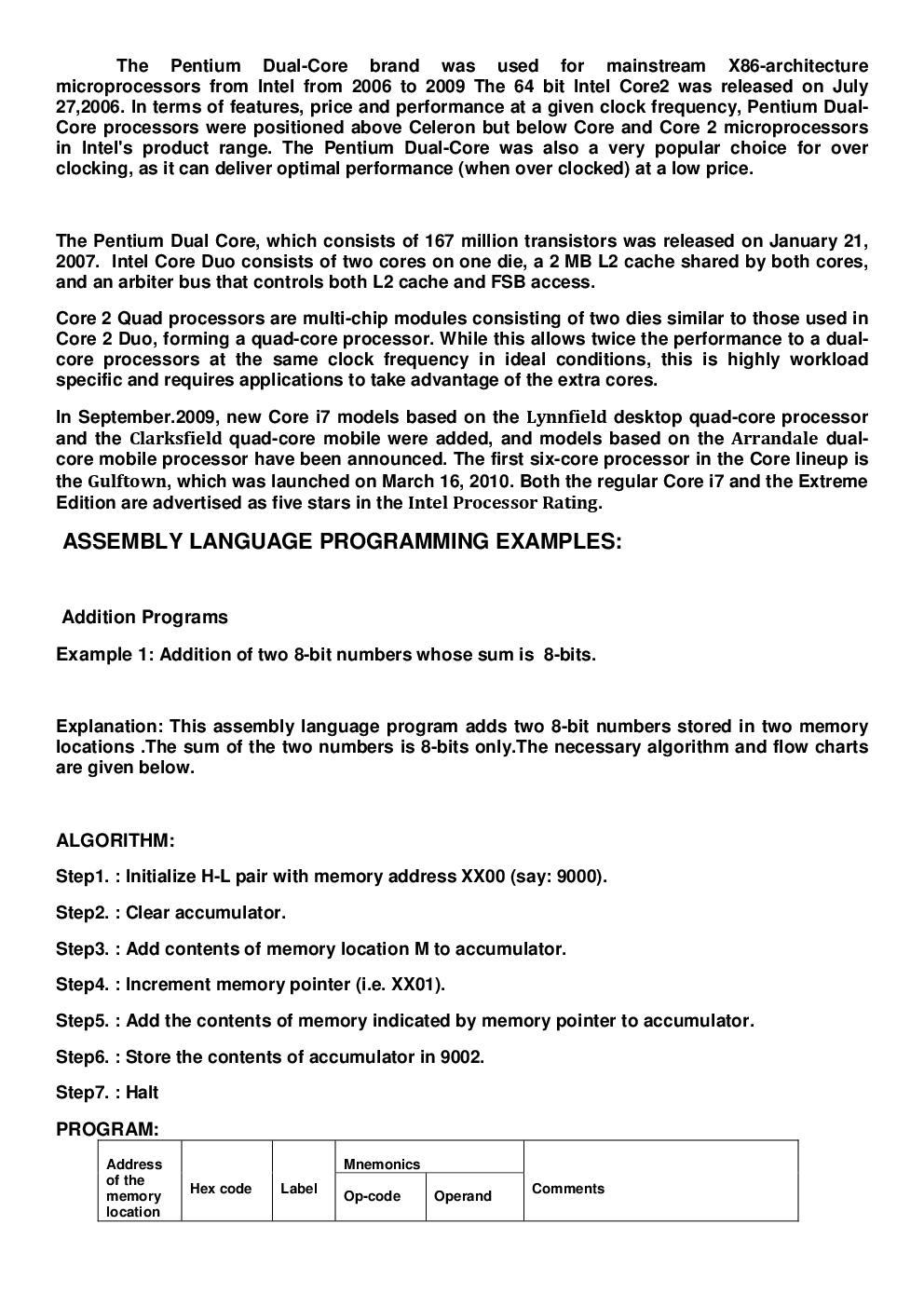 VTU eNotes On Microprocessors & Microcomputer For Computer Science Engineering - Page 5