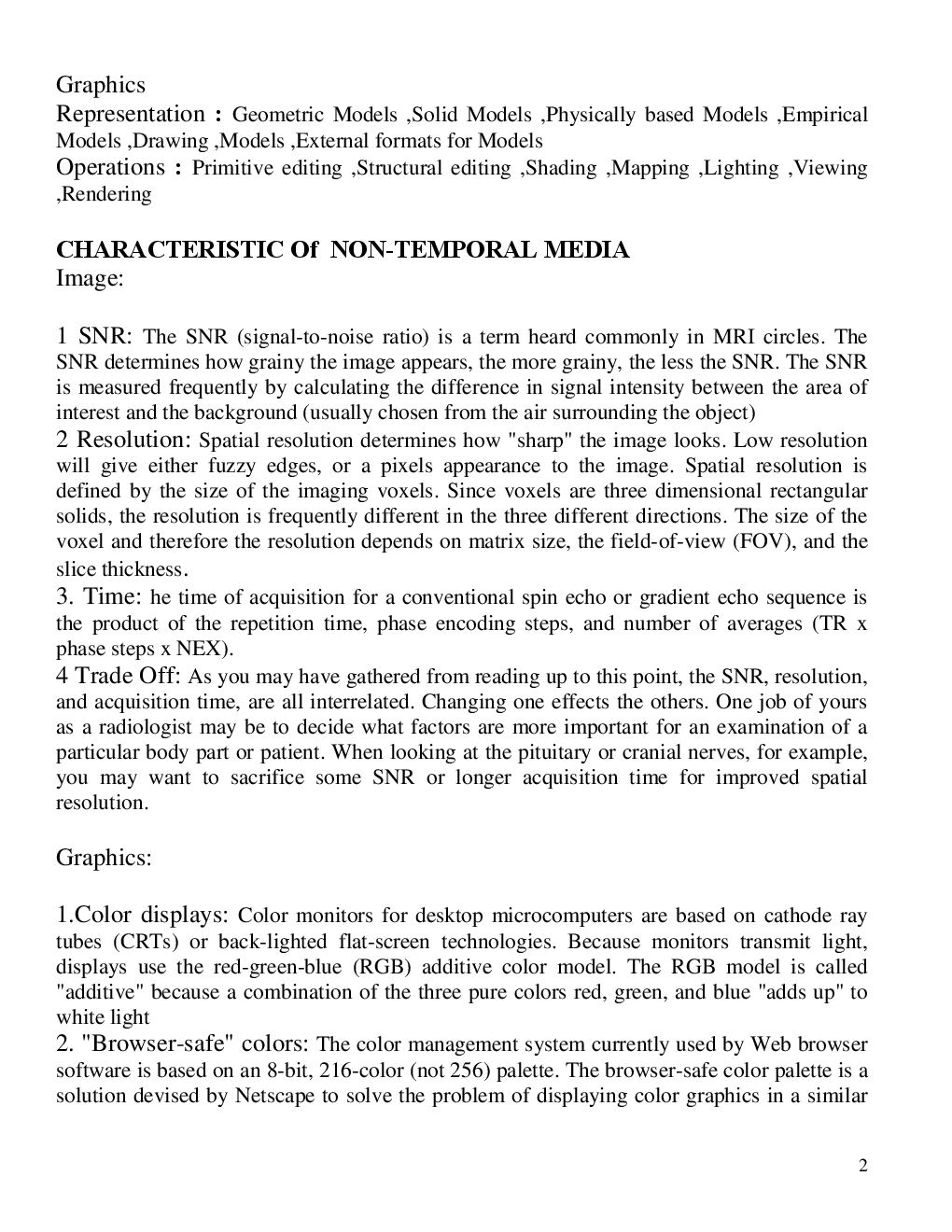 VTU eNotes On Multimedia For Computer Science Engineering - Page 3