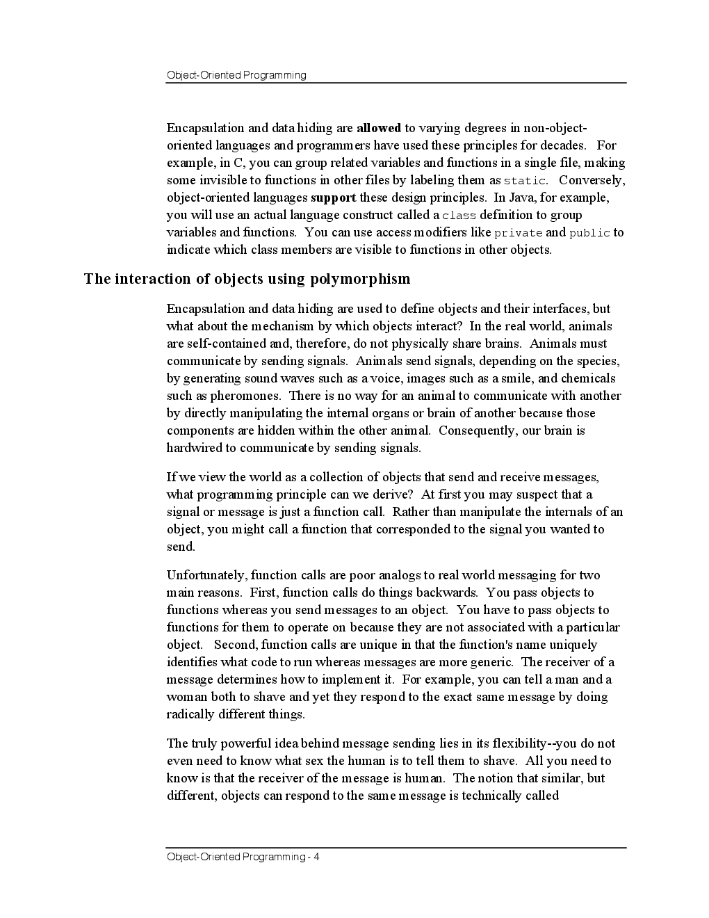 VTU eNotes On Object-Oriented Programming Basics With Java For Computer Science Engineering - Page 5