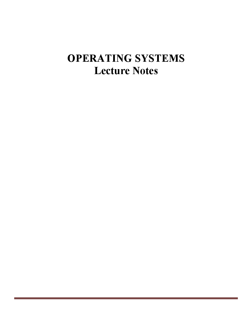 VTU eNotes On Operating System-II For Computer Science Engineering - Page 2