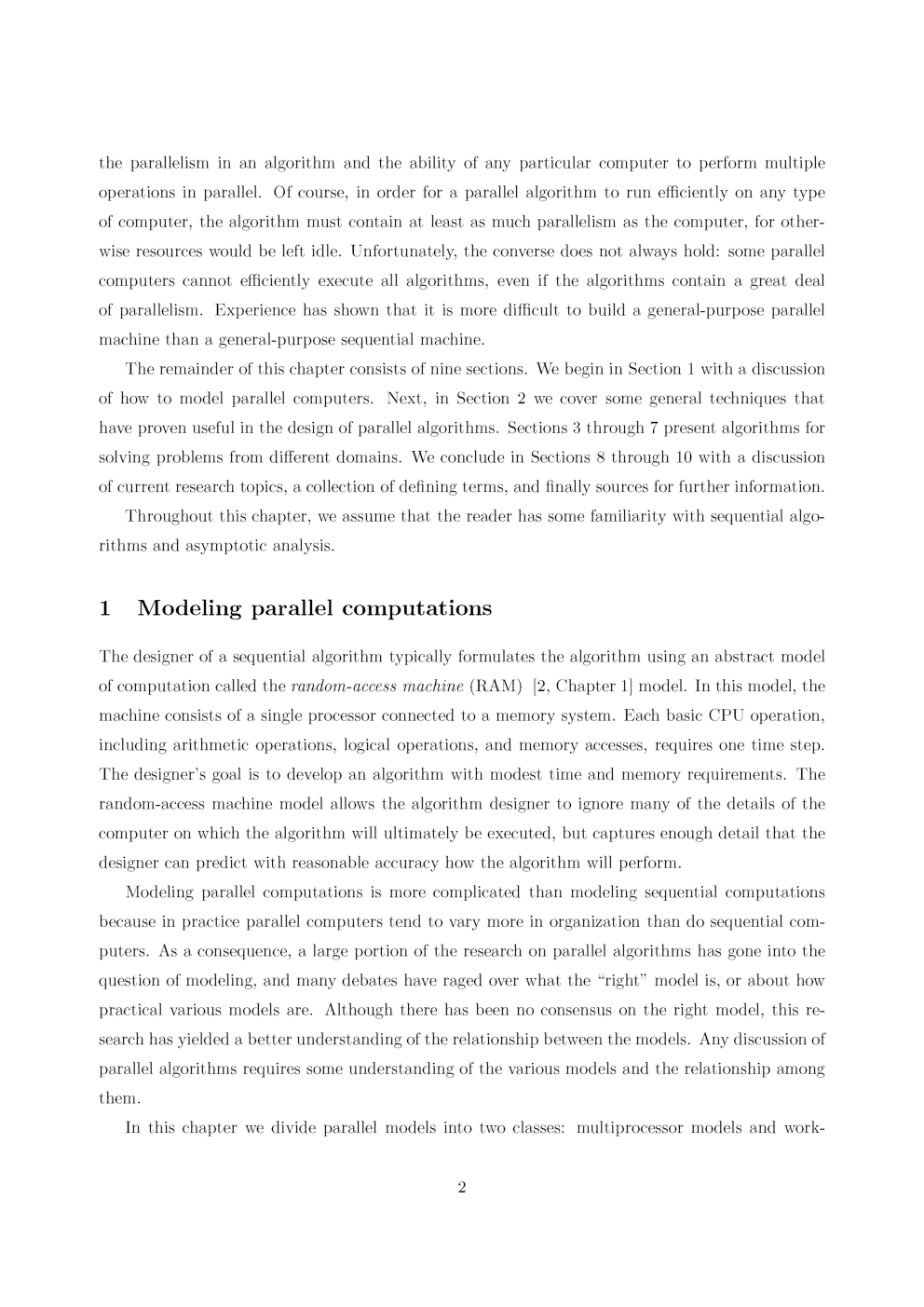 VTU eNotes On Parallel Algorithms For Computer Science Engineering - Page 3