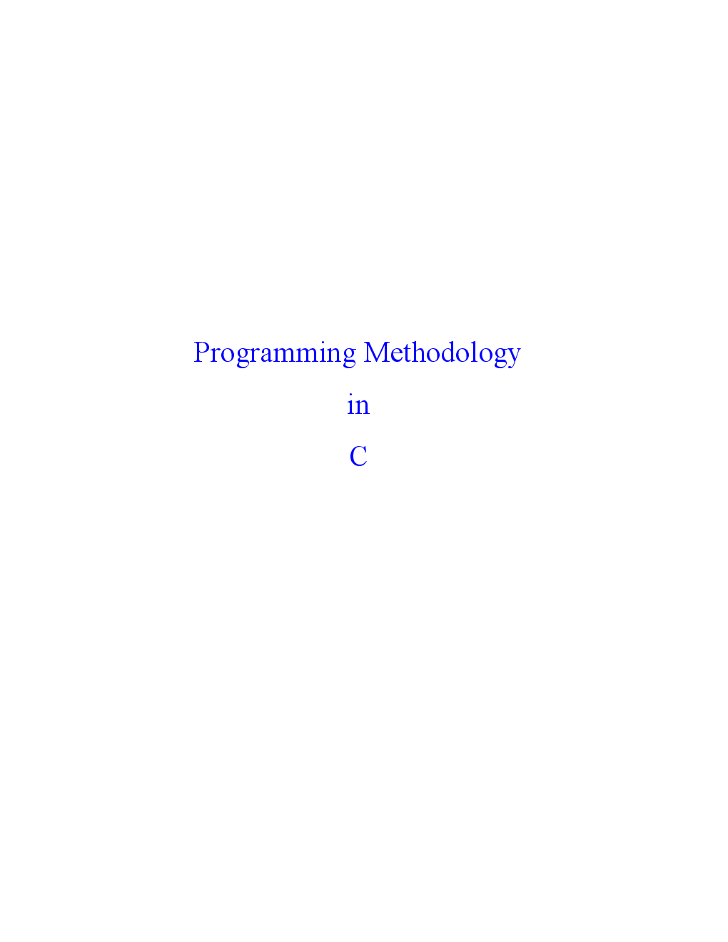 VTU eNotes On Programming Methodology in C For Computer Science Engineering - Page 2
