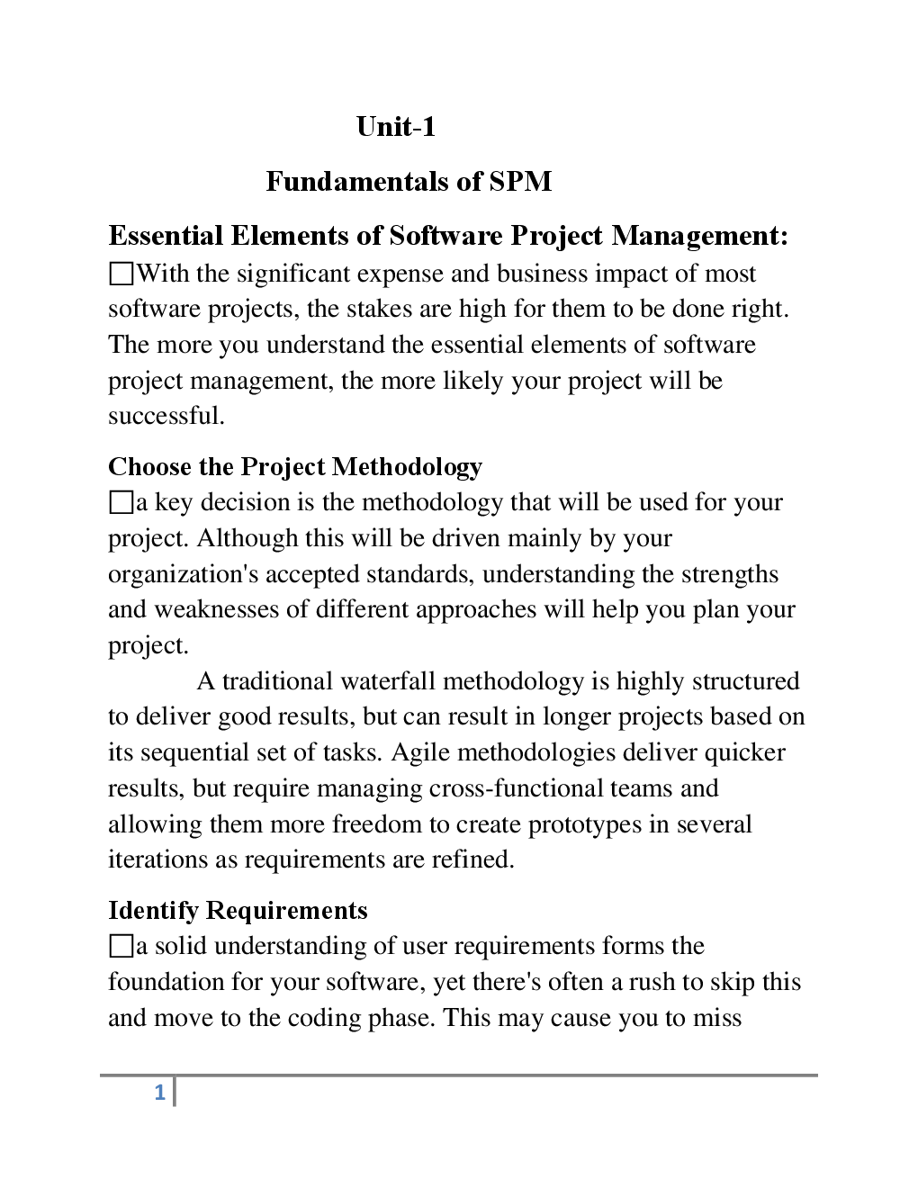VTU eNotes On Software Project Management For Computer Science Engineering - Page 2