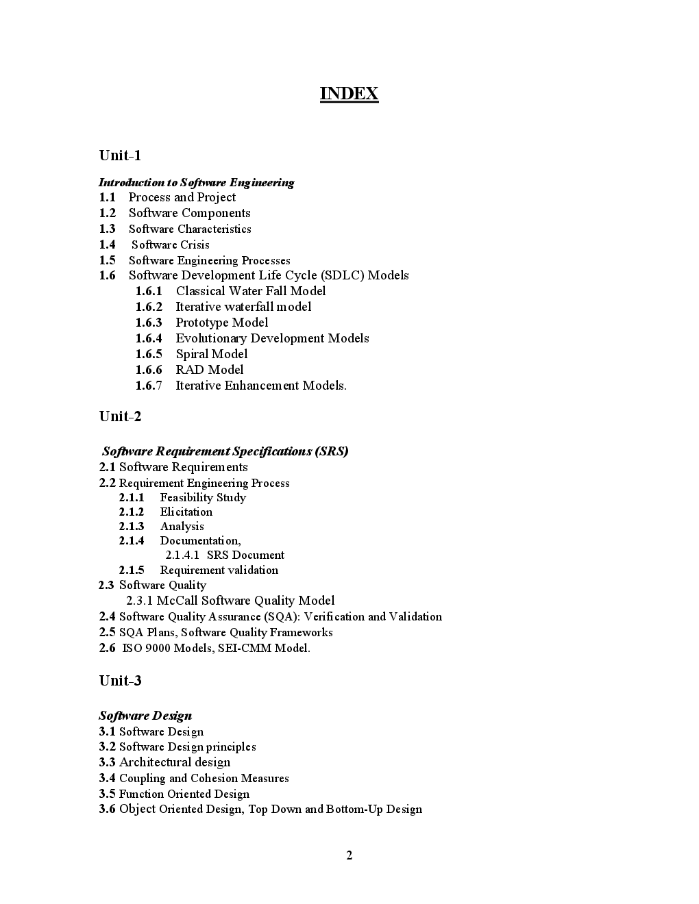 VTU eNotes On Software Engineering For Computer Science Engineering - Page 2