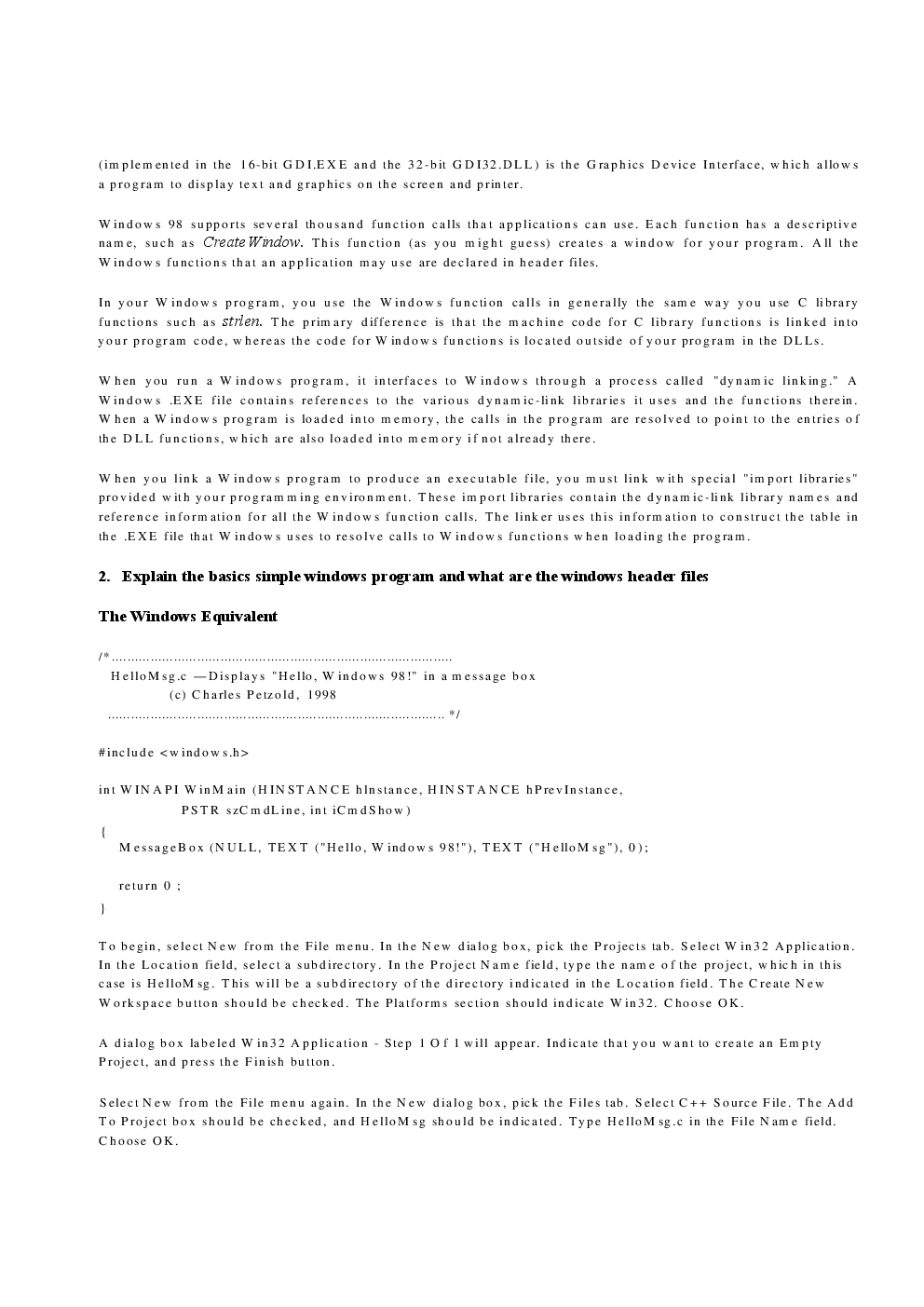 VTU eNotes On Visual C++ Programming For Computer Science Engineering - Page 4