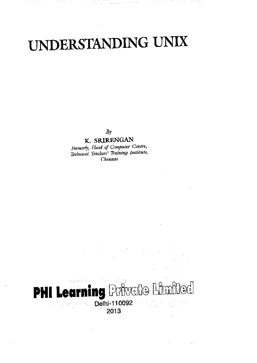 Understanding Unix - Page 2