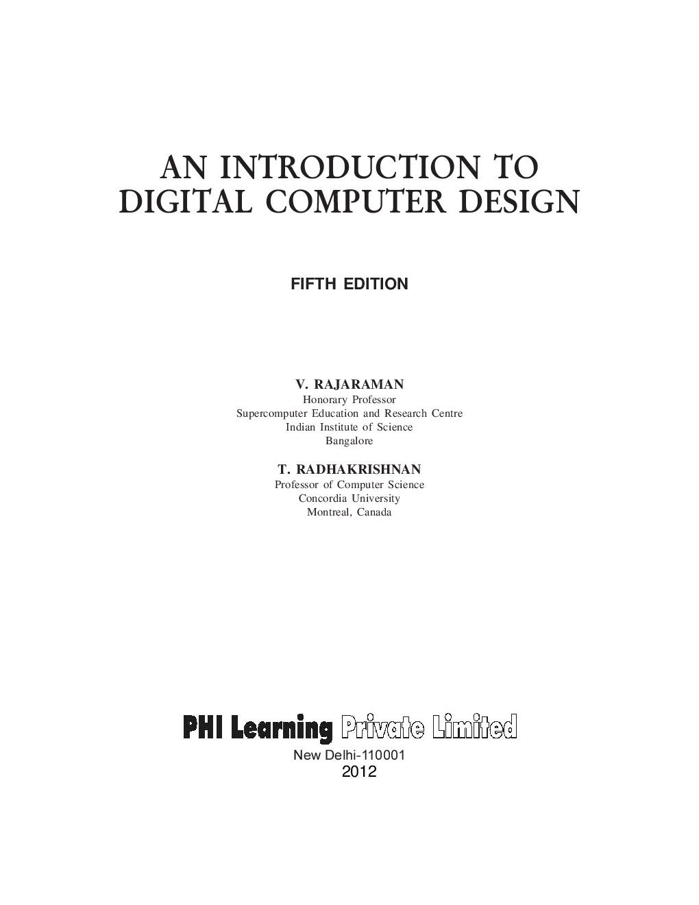 An Introduction To Digital Computer Design - Page 2