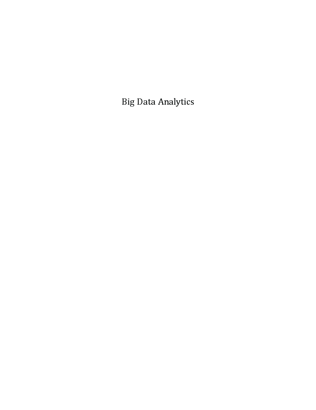 Big Data Analytics - Page 2