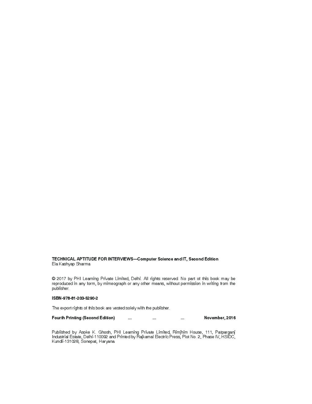 Technical Aptitude For Interviews - Computer Science And IT - Page 3