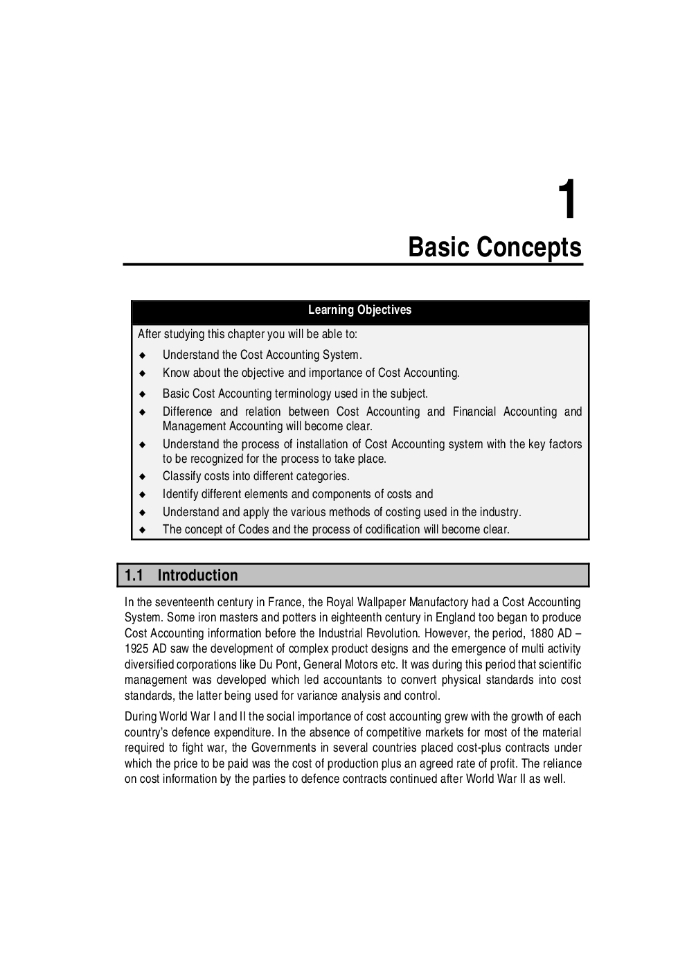 Study Material Practice Manual  Cost Accounting And Financial Management Group-1 For CA IPCC 2018 (English) - Page 2