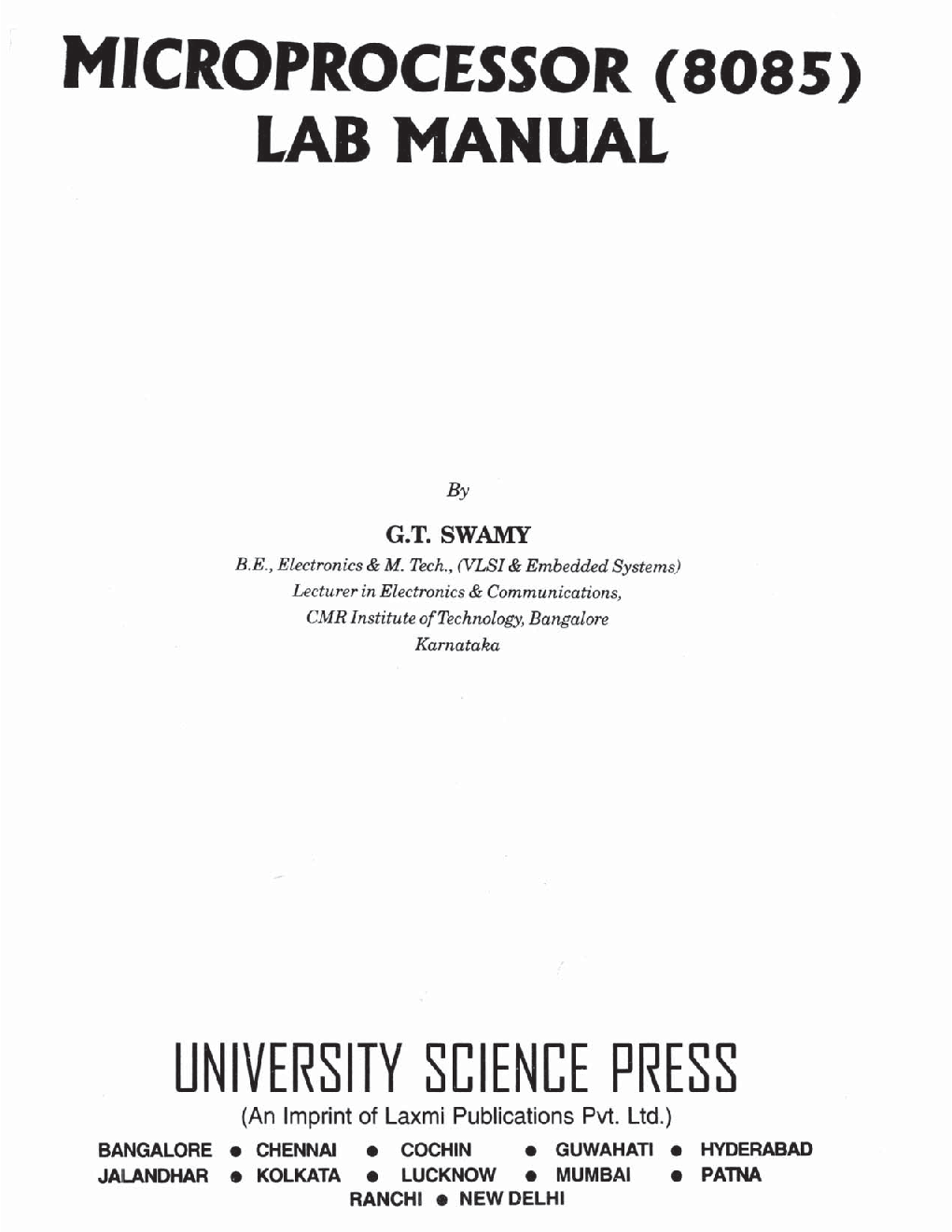 Microprocessor (8085) Lab Manual - Page 5