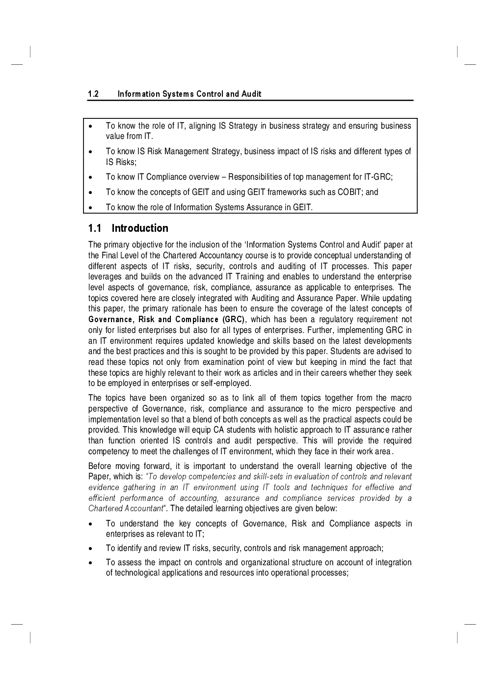 Study Material Practice Manual Information Systems Control And Audit Group-2 For CA Final 2018 (English) - Page 3