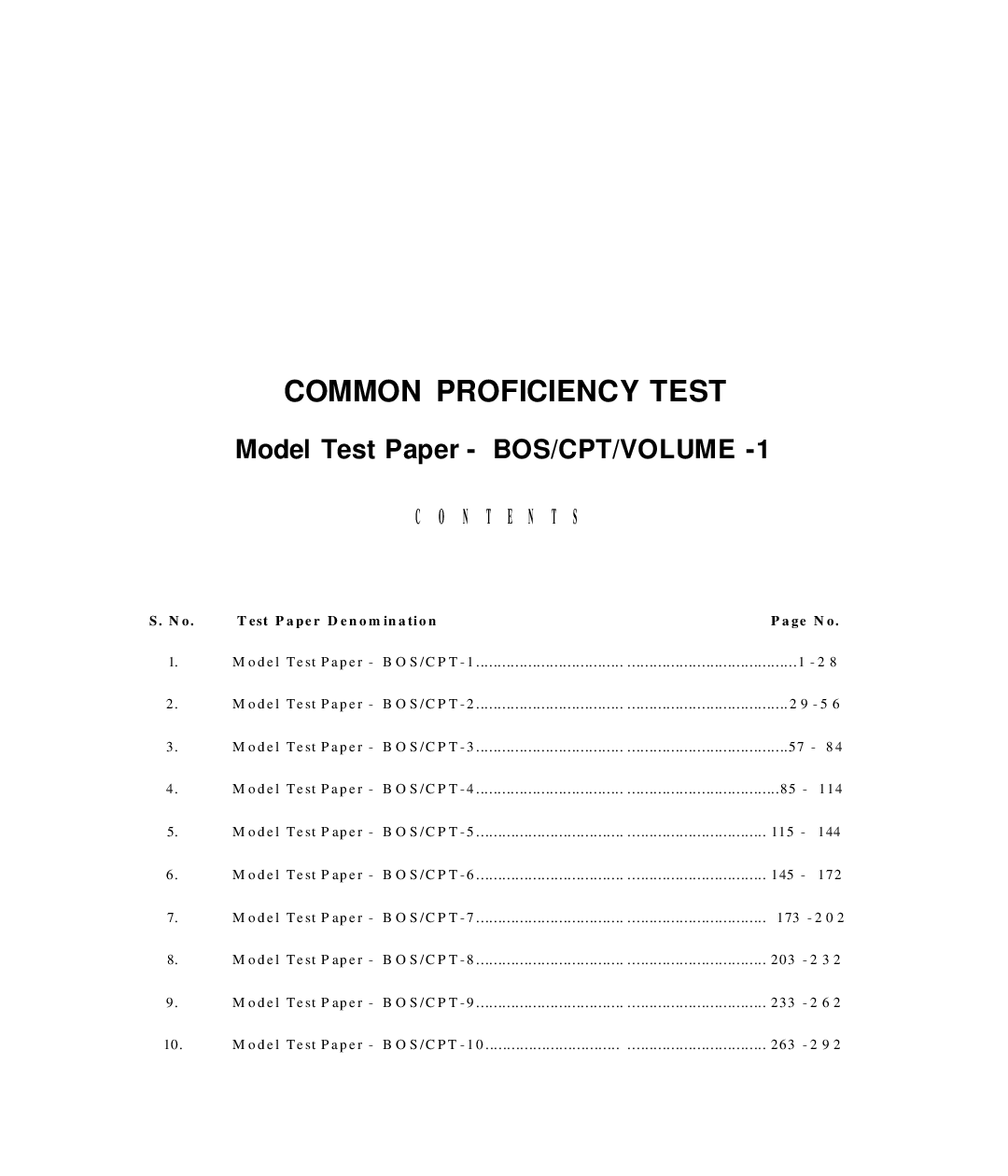 Study Material Model Test Papers Question With Answer Volume-I For CPT 2018 - Page 3