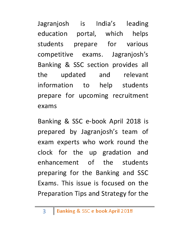 Banking And SSC April 2018 E-Book - Page 4
