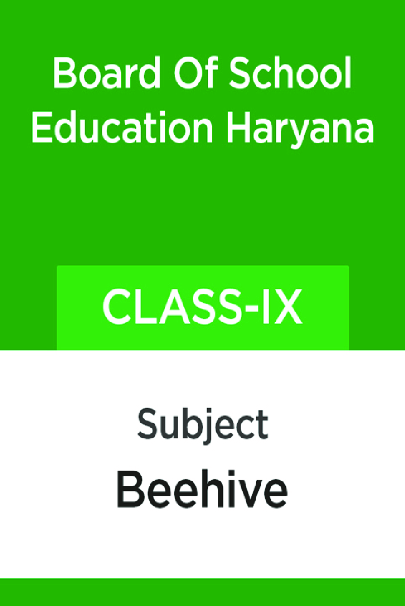 Beehive ( English Textbook ) For Class - IX ( Board Of School Education, Haryana ) - Page 1