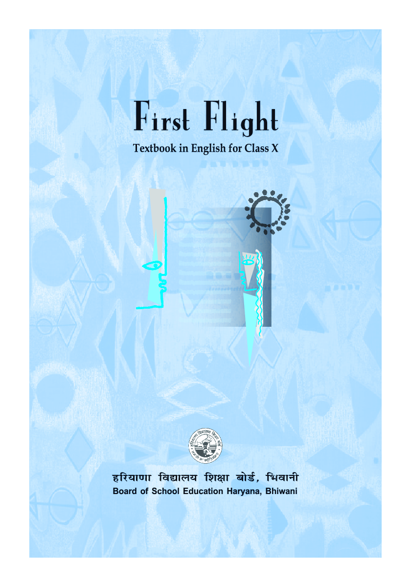 First Flight ( English Textbook ) For Class - X For ( Board Of School Education, Haryana ) - Page 2