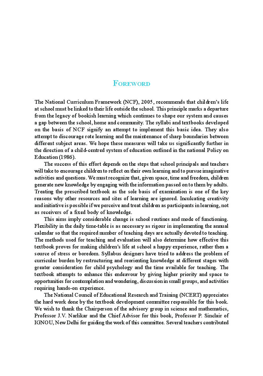 Mathematics For Class - IX For ( Board Of School Education, Haryana ) - Page 4