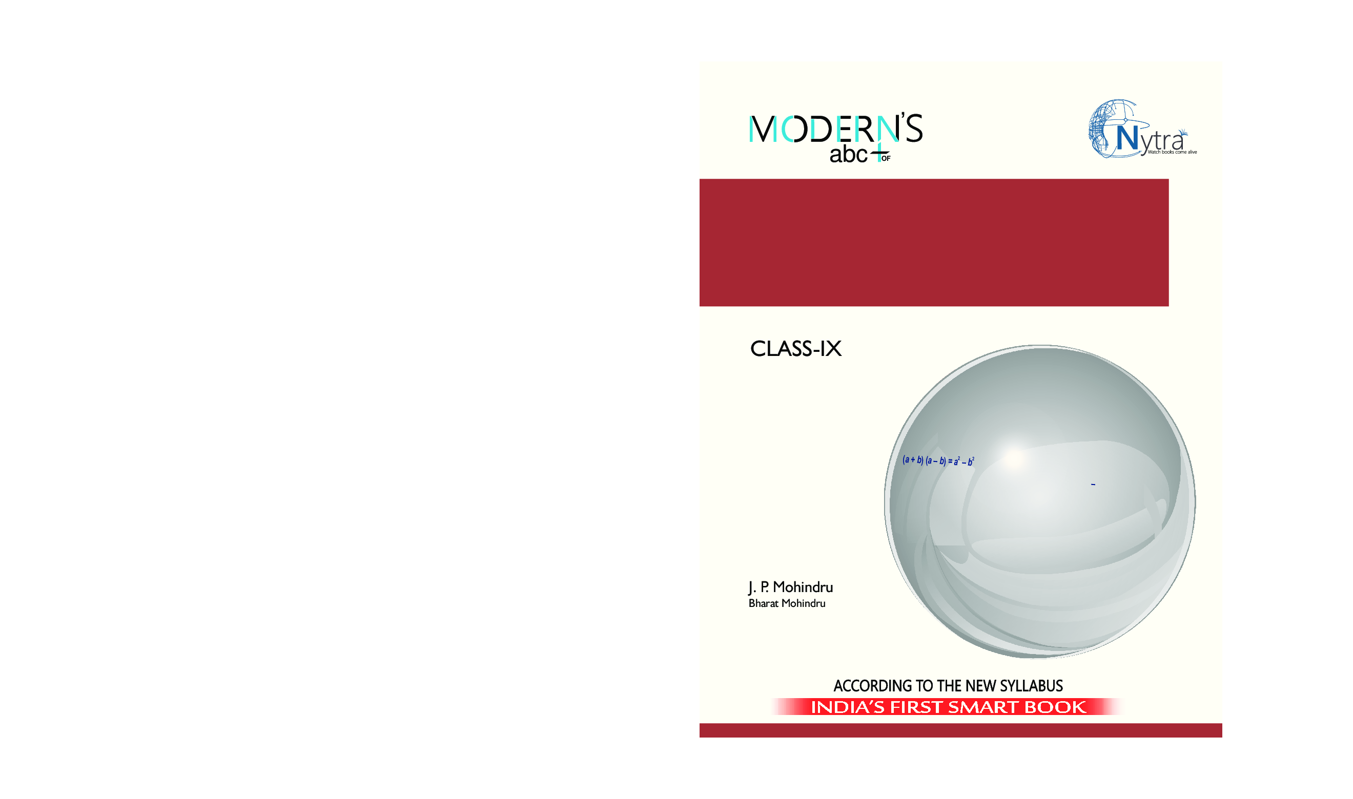 Modern's ABC Plus Of Mathematics For Class-IX (NCERT / CBSE) - Page 1