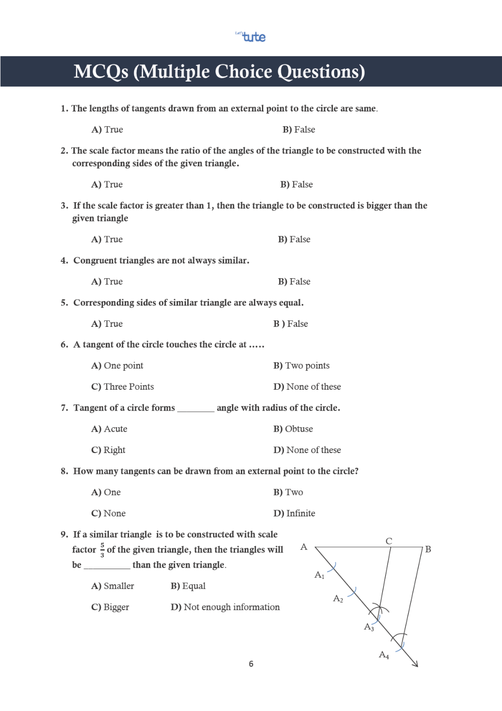 Mathematics Smart Book Constructions For Class X (CBSE) - Page 5