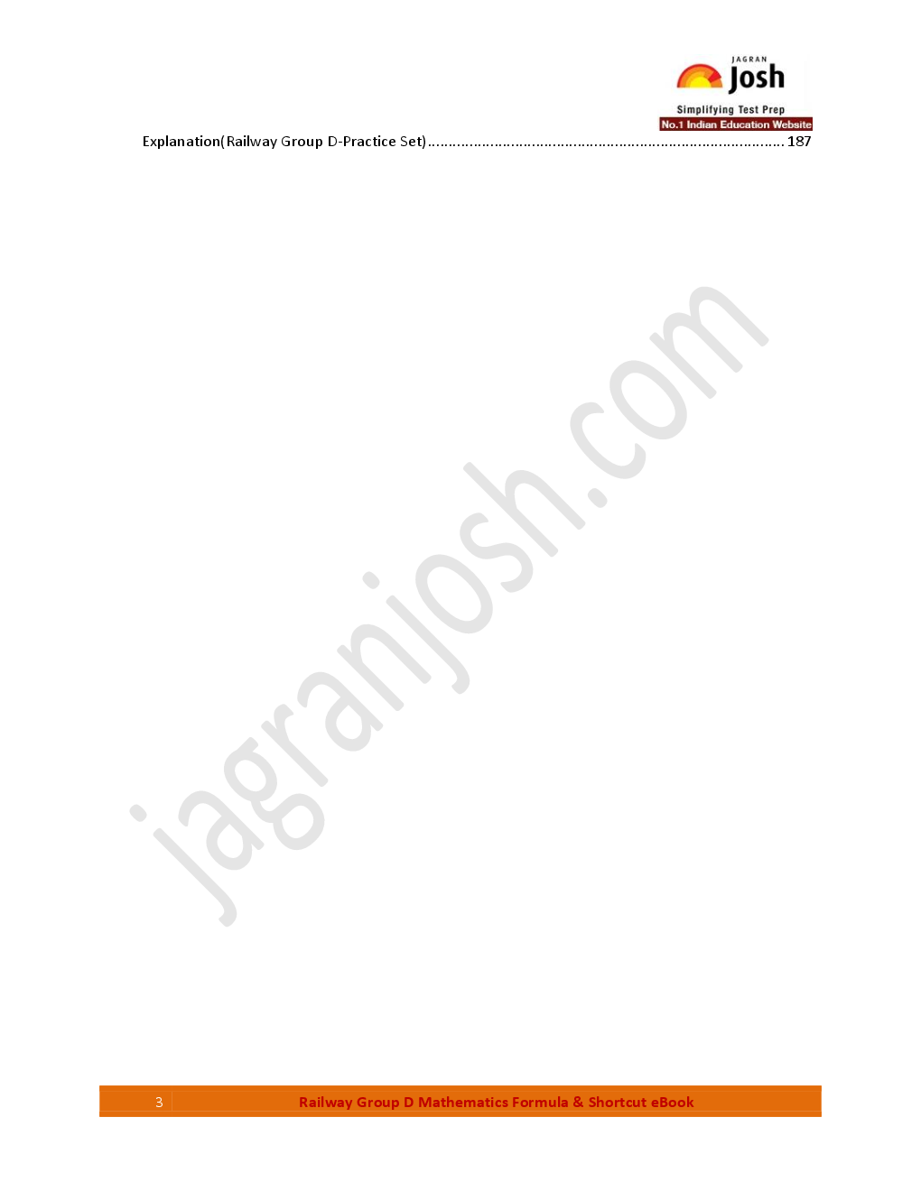 Railway Group D Mathematics Formula And Shortcut  E-Book - Page 3