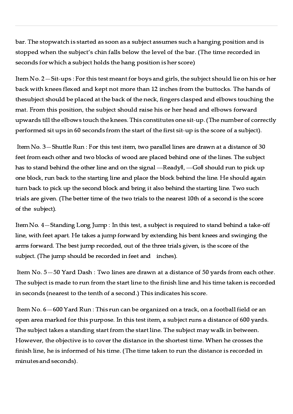 CBSE Class 12 Physical Education Revision Notes Test & Measurement in Sports - Page 4