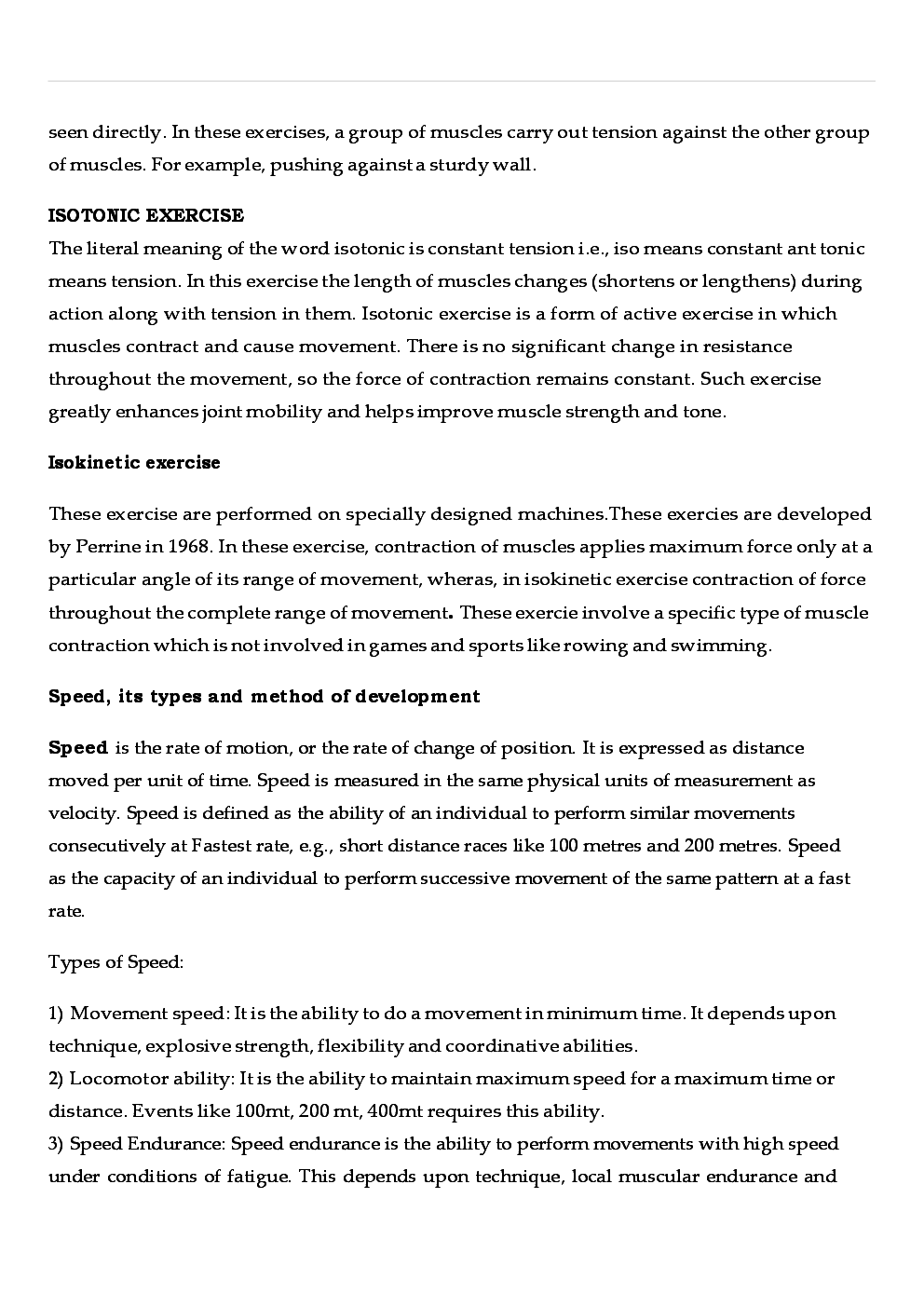 CBSE Class 12 Physical Education Revision Notes Training And Sports - Page 3