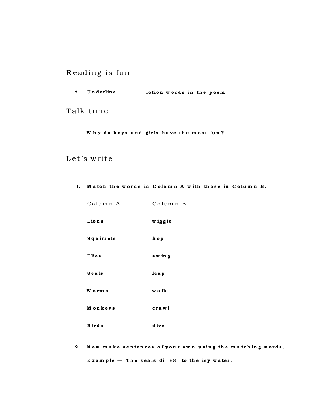 Marigold Book Three Text Book In English For Class III - Page 4