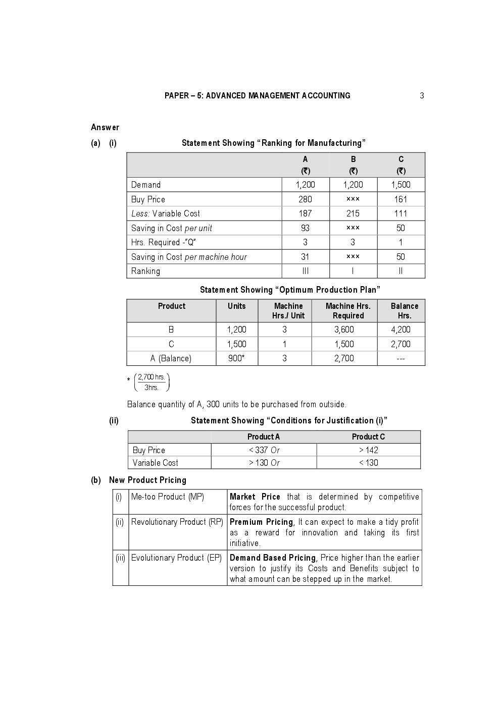 CA Final For Advanced Management Accounting Previous Year Paper Question With Answer 2018 - Page 4