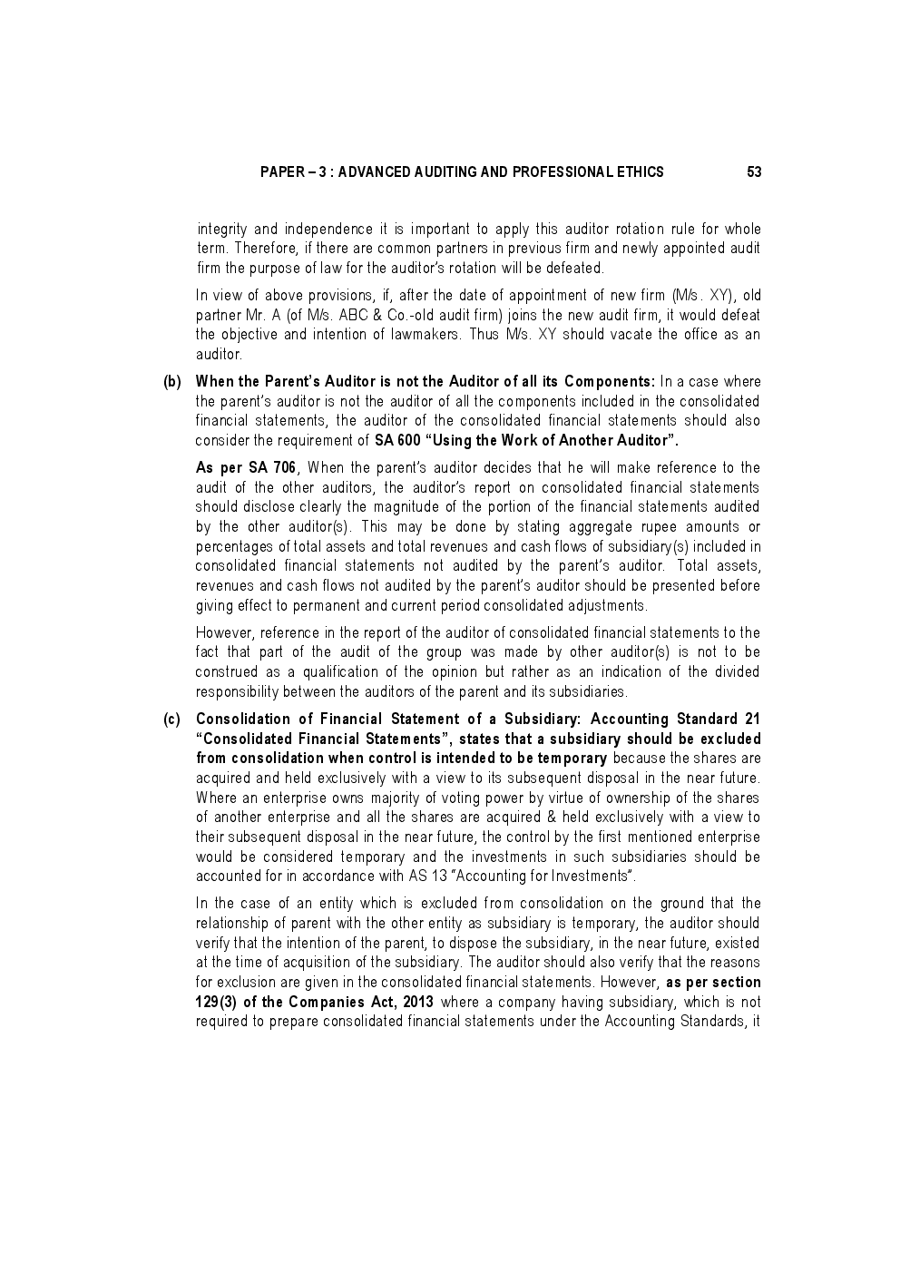 CA Final For Advanced Auditing And Professional Ethics Previous Year Paper Question With Answer 2018 - Page 3