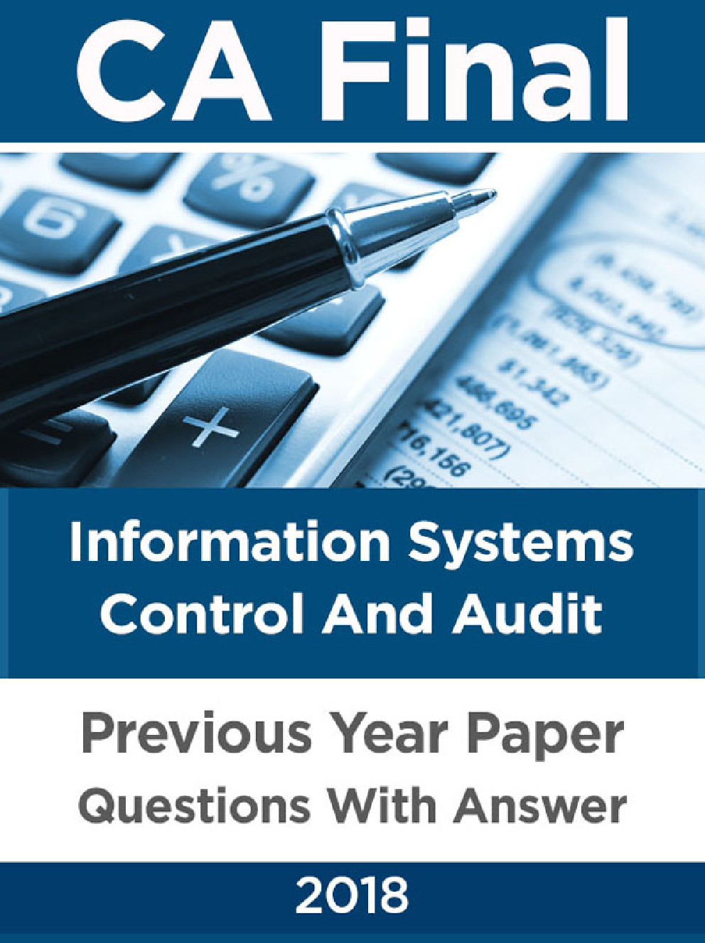 CA Final For Information Systems Control And Audit Previous Year Paper Question With Answer 2018 - Page 1