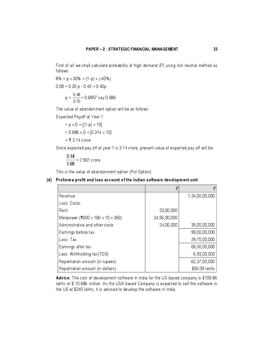 CA Final For Strategic Financial Management Previous Year Paper Question With Answer 2018 - Page 5