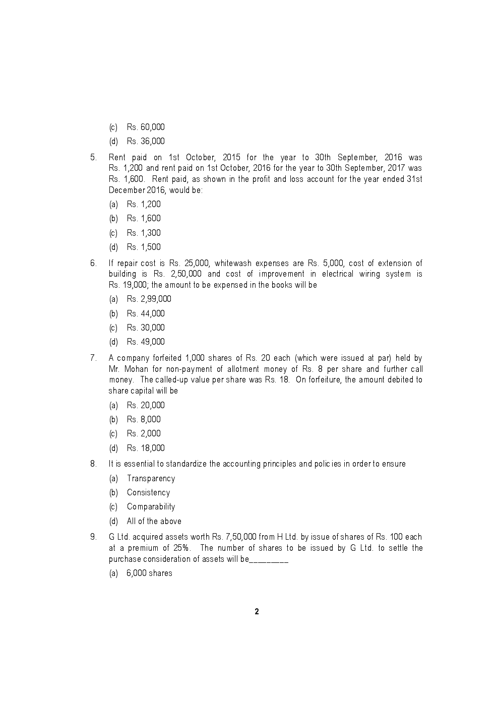 CPT December 2016 Previous Year Paper Question With Answer Series-I - Page 3