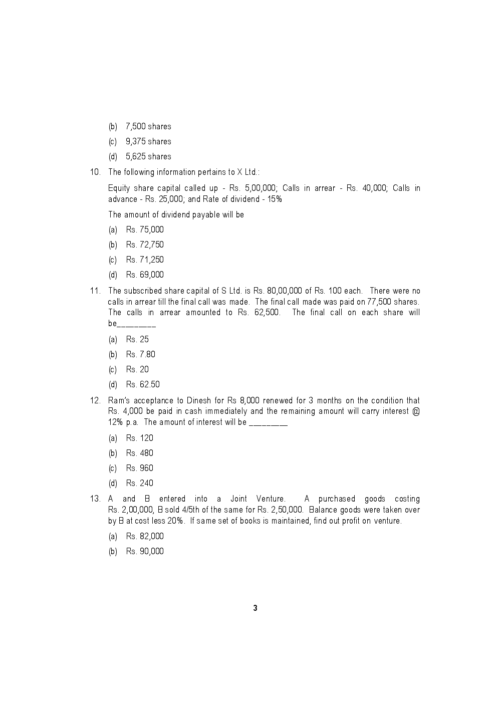 CPT December 2016 Previous Year Paper Question With Answer Series-I - Page 4