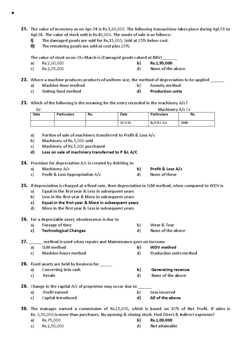 CPT December 2013 Previous Year Paper Question With Answer English - Page 4