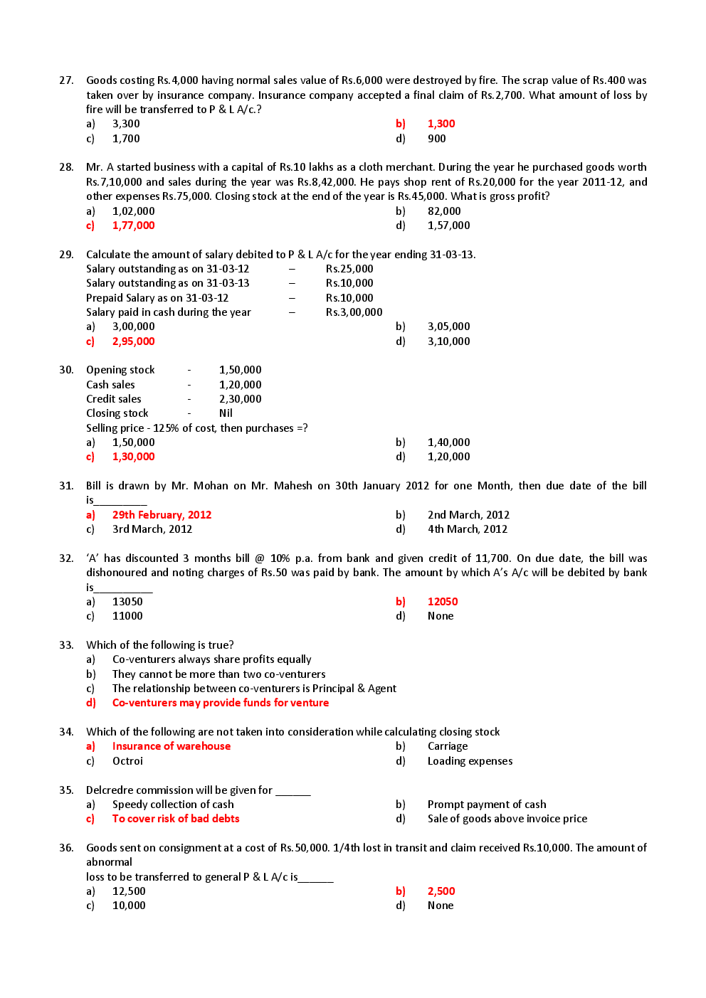 CPT June 2013 Previous Year Paper Question With Answer English - Page 5