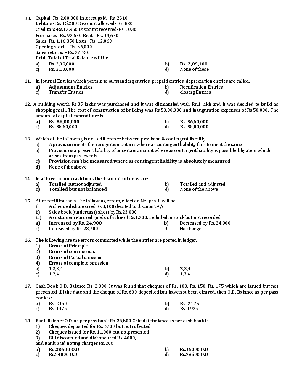 CPT June 2014 Previous Year Paper Question With Answer English - Page 3