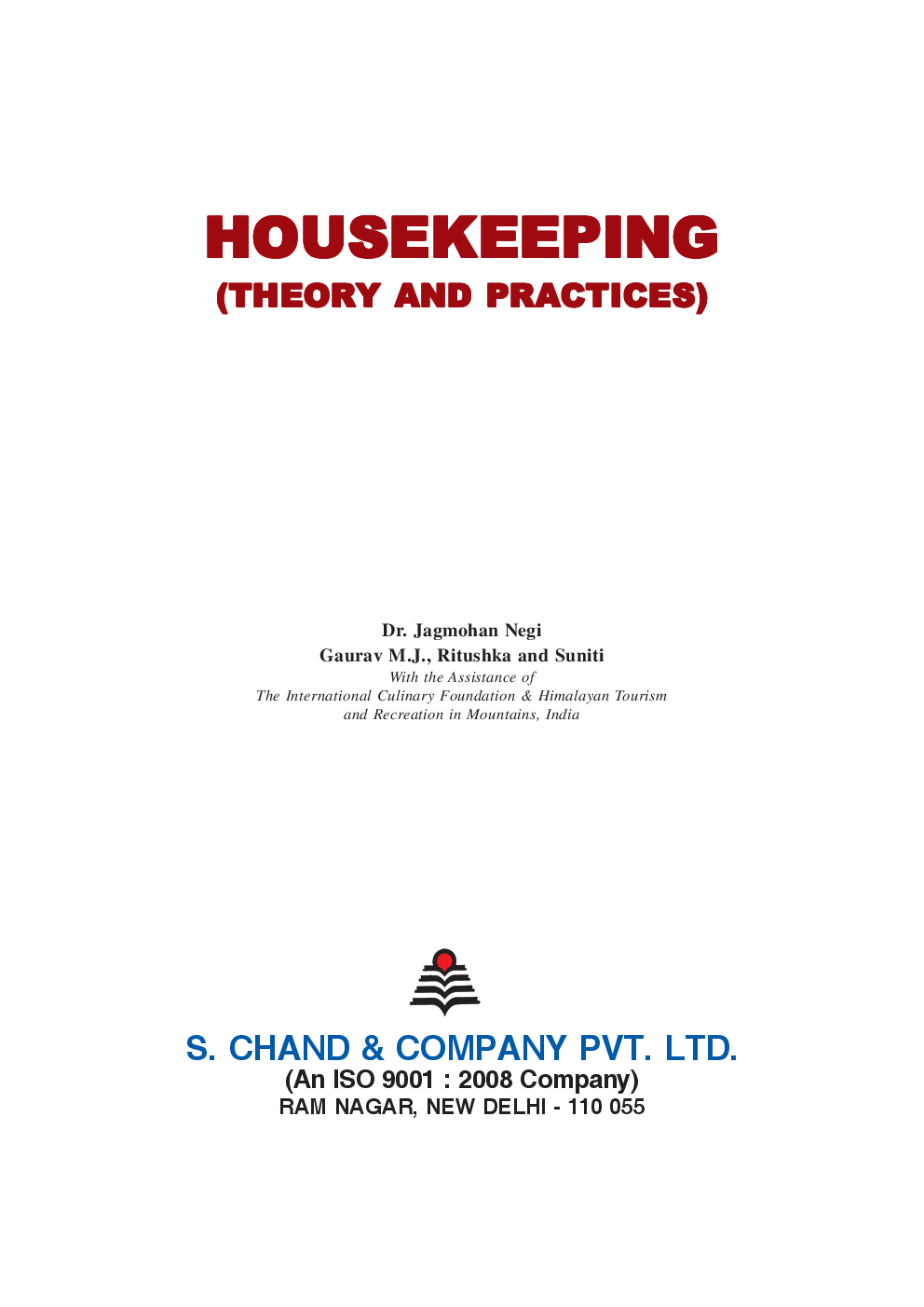 Download Housekeeping (Theory And Practices) PDF Online 2020