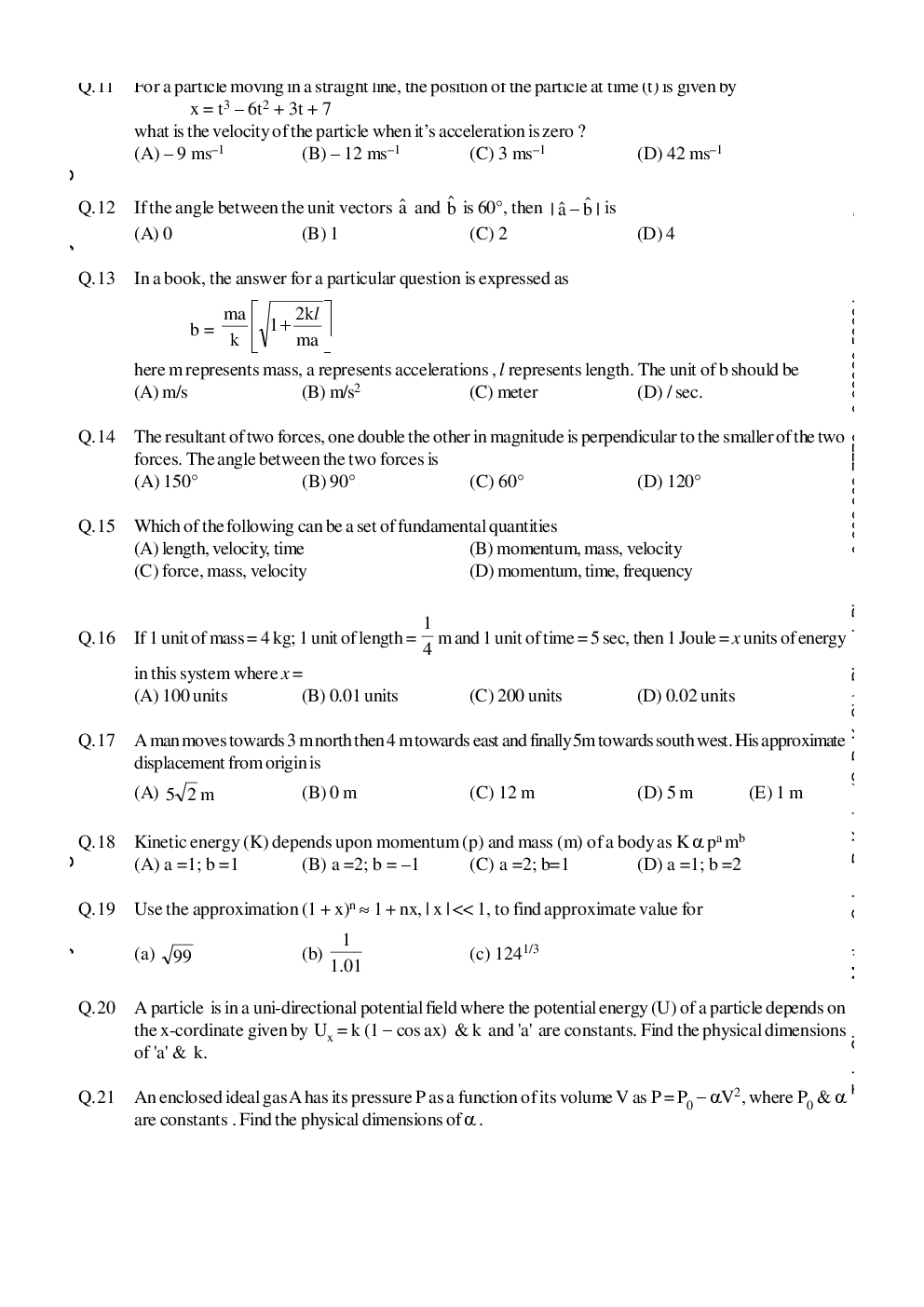 Unit & Dimension - Page 3